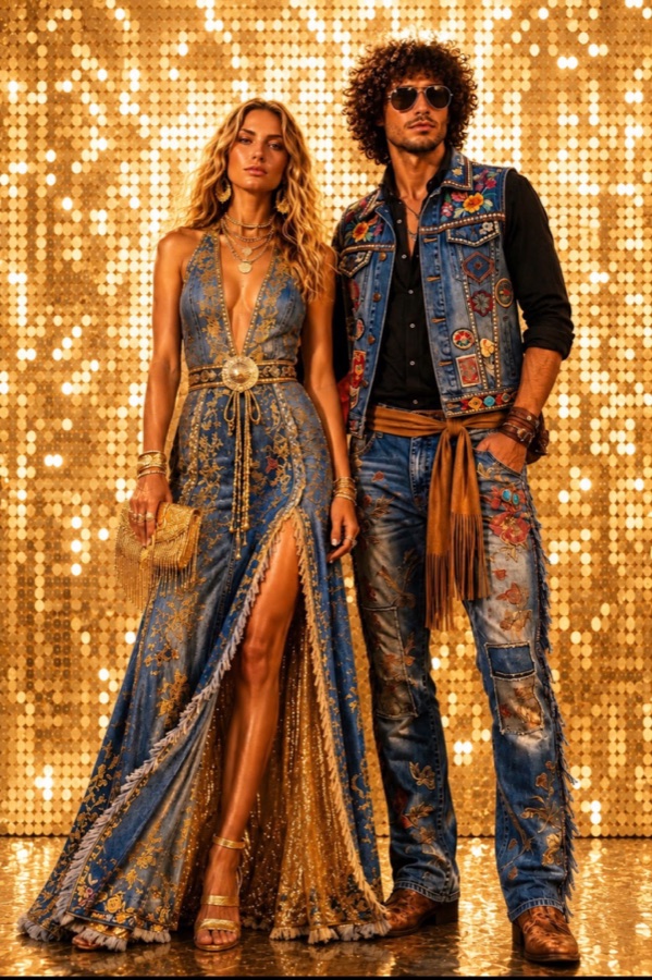 Boho Denim Luxe